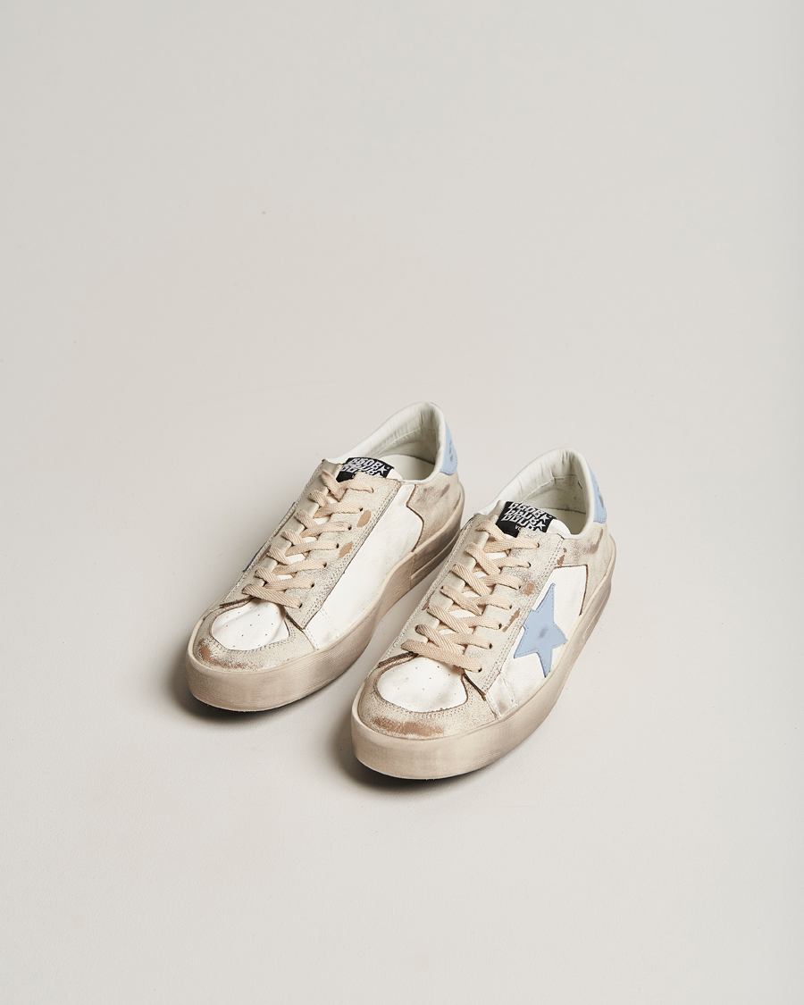 Herr | Golden Goose Deluxe Brand Star Dan Sneakers White/Blue | Golden Goose | Deluxe Brand Star Dan Sneakers White/Blue