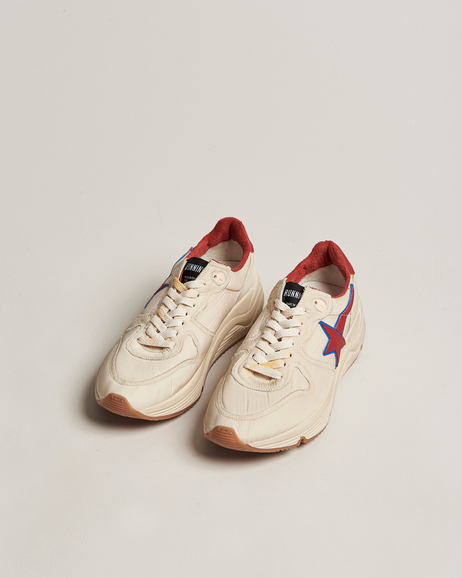 Herr | Golden Goose Deluxe Brand Running Sole Sneakers White/Red | Golden Goose | Deluxe Brand Running Sole Sneakers White/Red