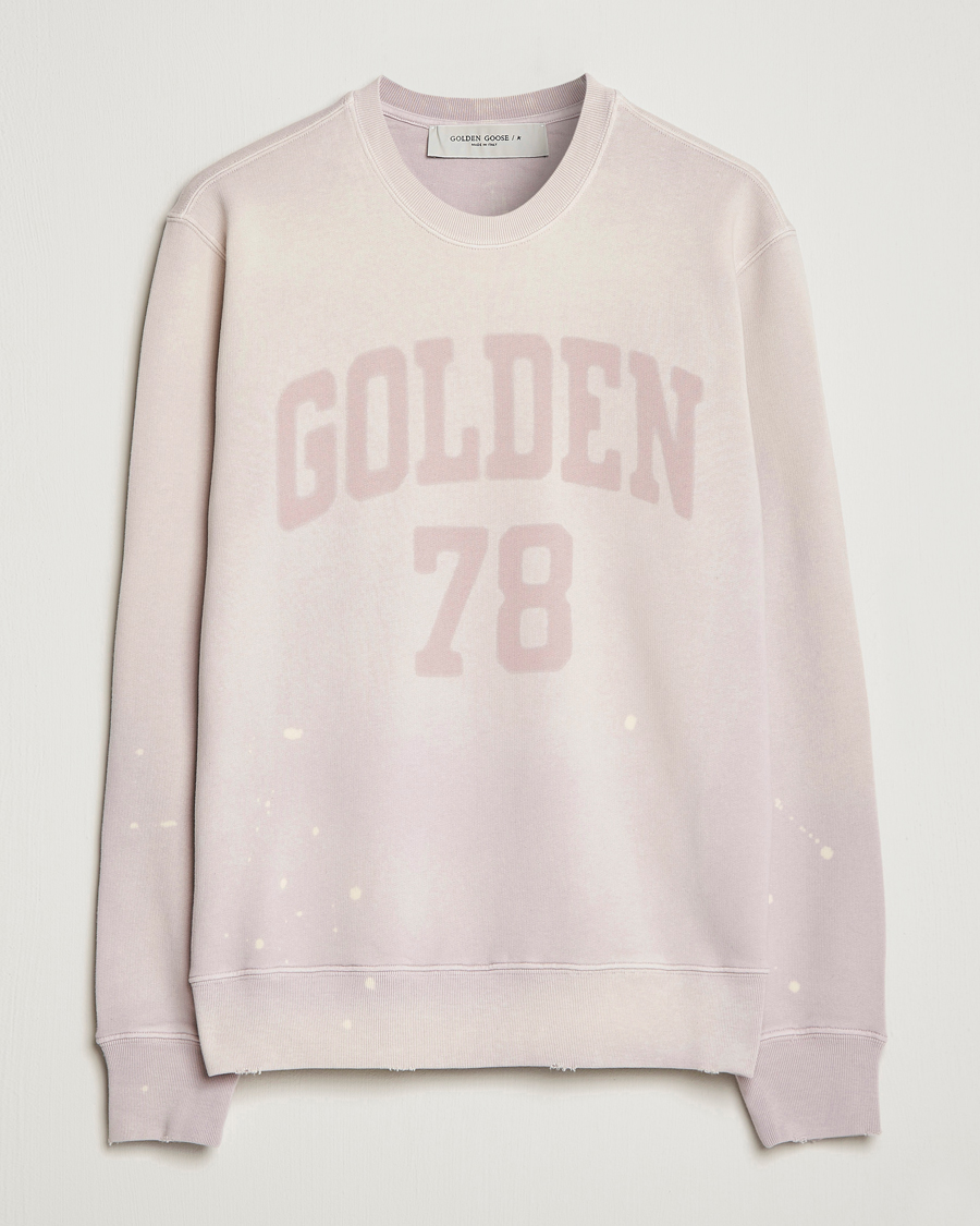 Herr | Tröjor | Golden Goose | Deluxe Brand 78 Cotton Fleece Sweatshirt Shadow Grey