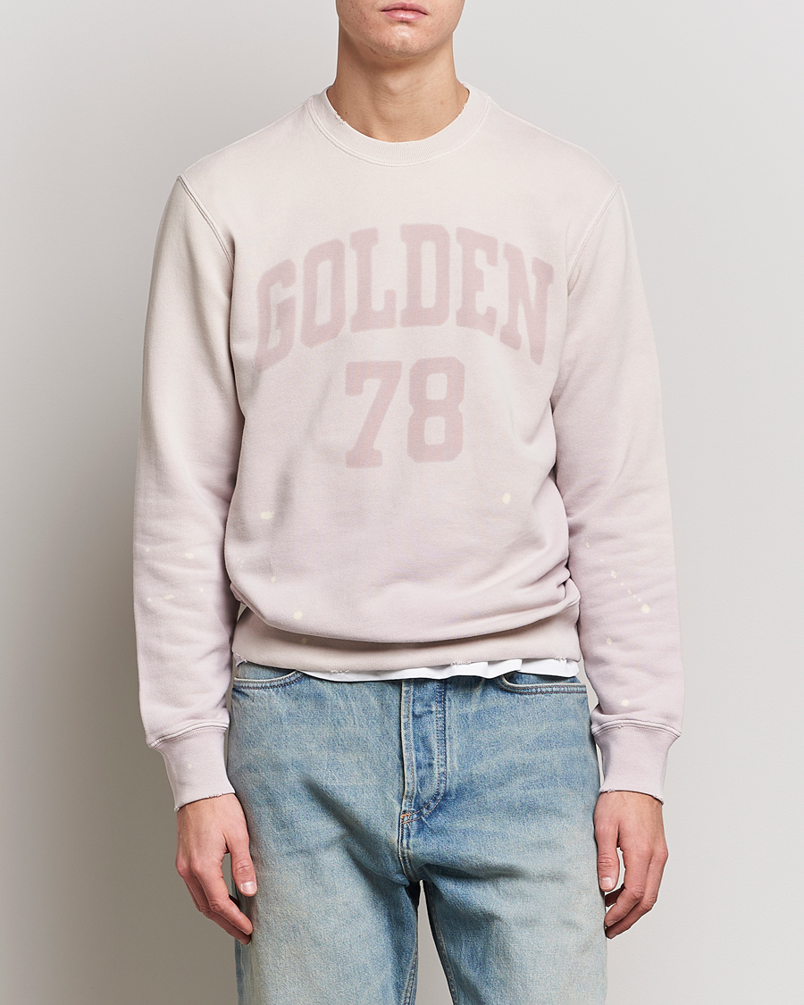 Herr | Tröjor | Golden Goose | Deluxe Brand 78 Cotton Fleece Sweatshirt Shadow Grey