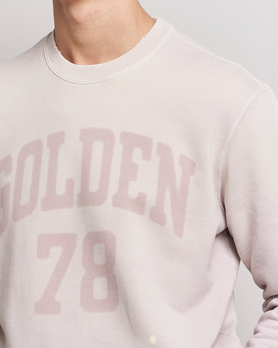 Herr | Tröjor | Golden Goose | Deluxe Brand 78 Cotton Fleece Sweatshirt Shadow Grey