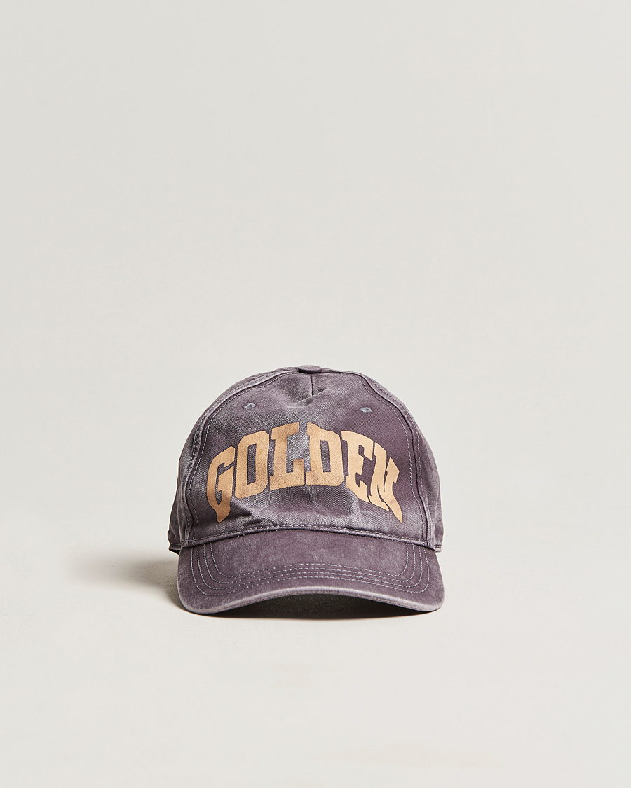 Herr | Golden Goose Deluxe Brand Distressed Cotton Baseball Cap Marzipan | Golden Goose | Deluxe Brand Distressed Cotton Baseball Cap Marzipan