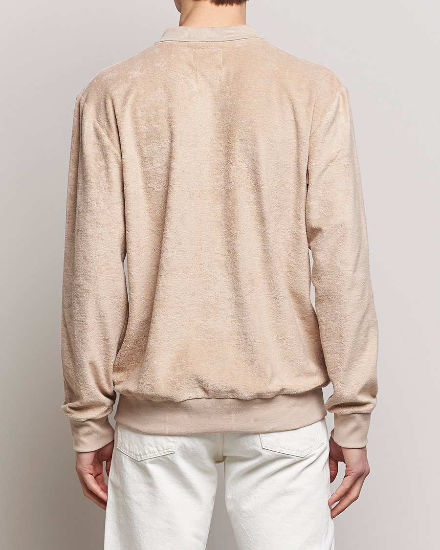 Herr | Tröjor | Howlin' | Long Sleeve Terry Polo Cashew