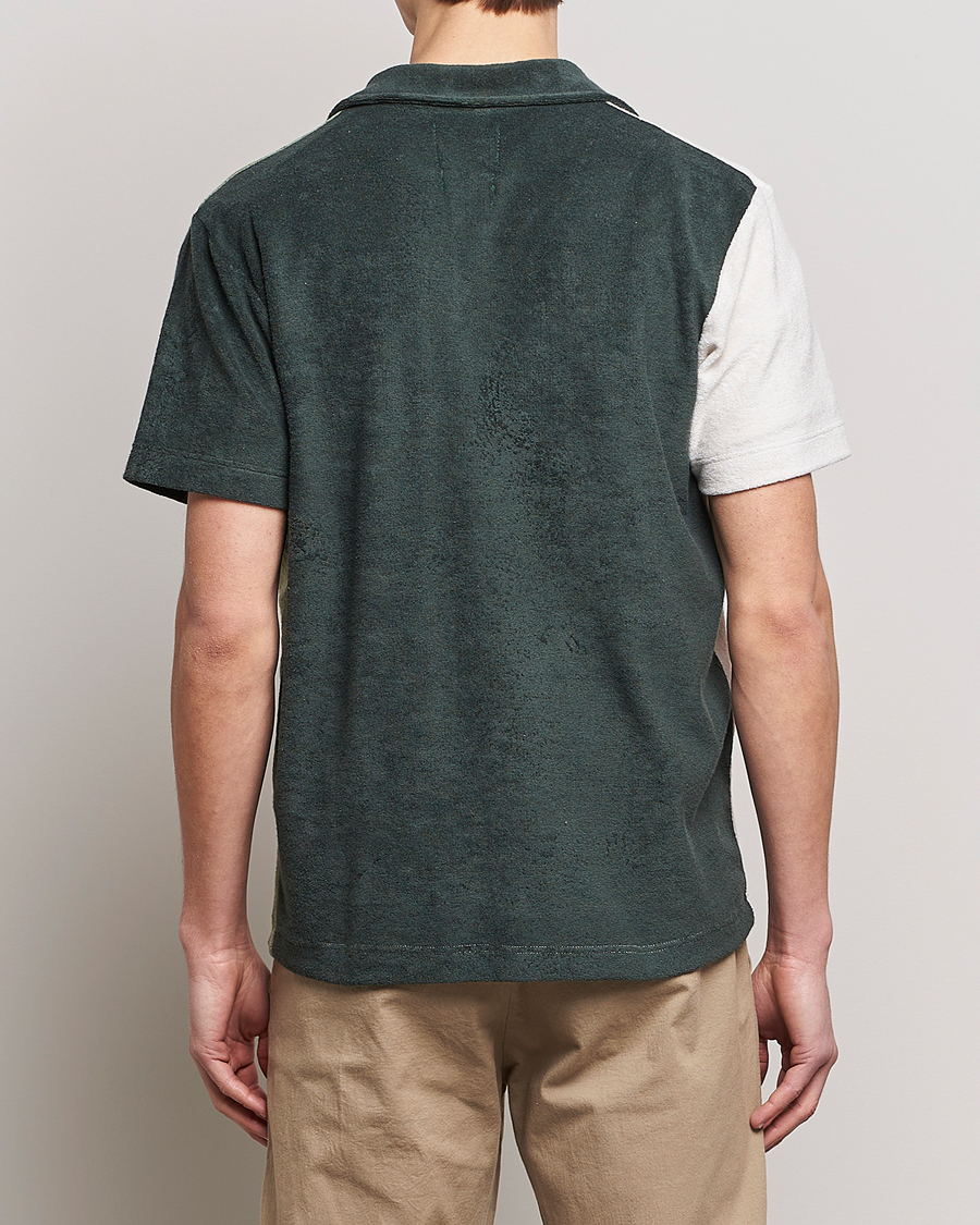 Herr | Skjortor | Howlin' | Short Sleeve Color Block Terry Shirt Agave