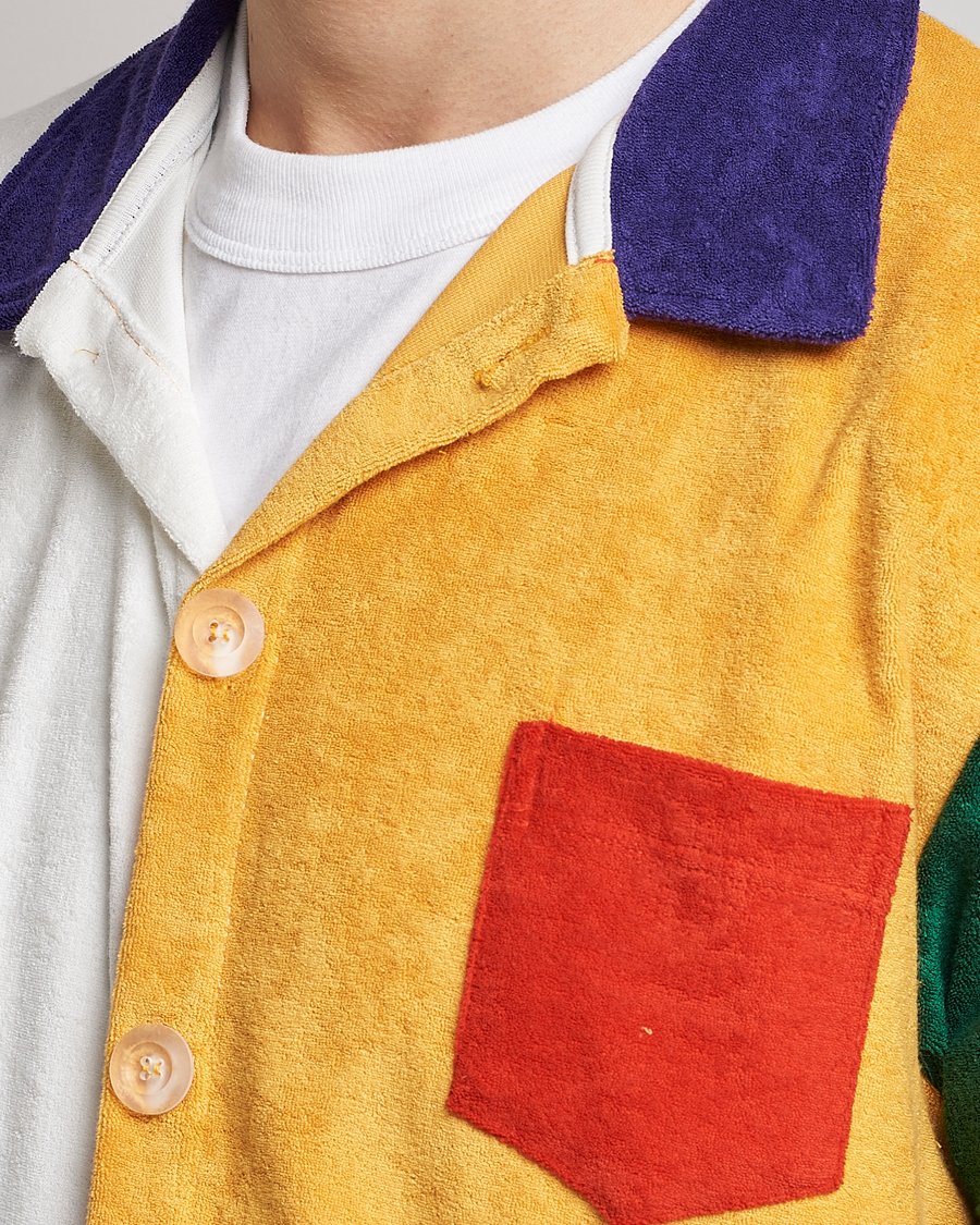Herr | Skjortor | Howlin' | Short Sleeve Color Block Terry Shirt Butter In The Sun