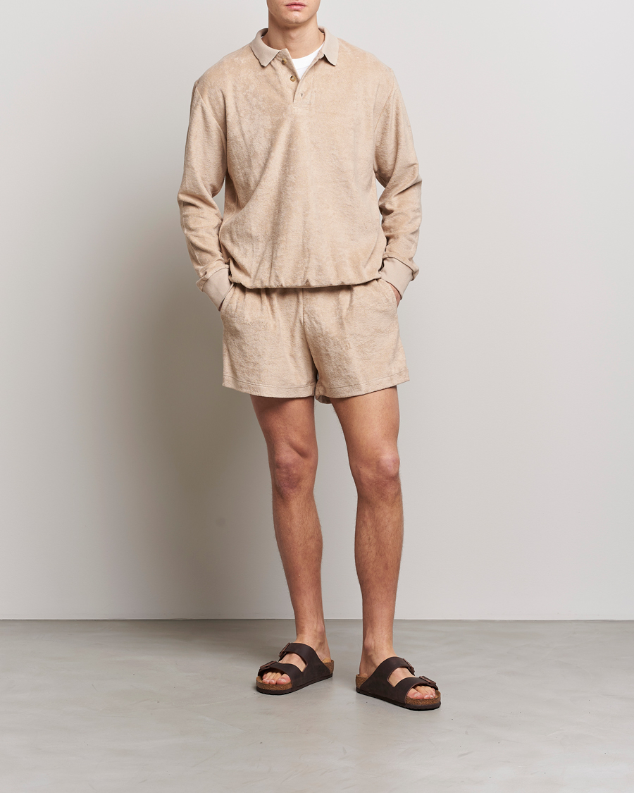 Herr | Shorts | Howlin' | Cotton Blend Terry Shorts Cashew