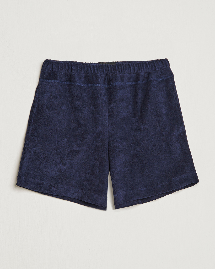 Herr | Shorts | Howlin' | Cotton Blend Terry Shorts Navy