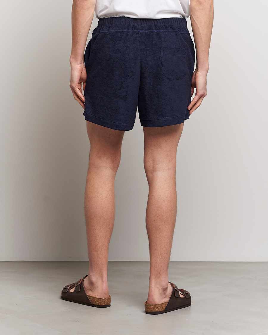 Herr | Shorts | Howlin' | Cotton Blend Terry Shorts Navy