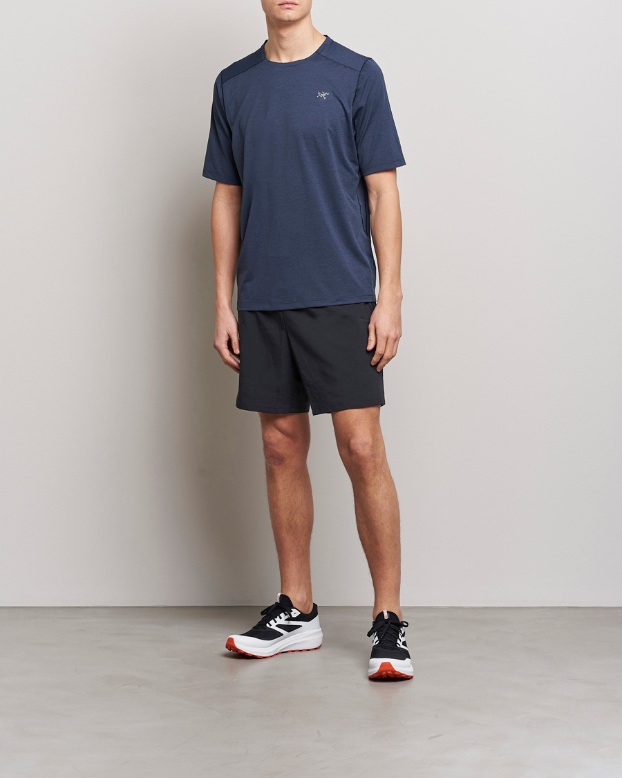 Herr | T-Shirts | Arc'teryx | Cormac Crew Neck Tee Black Sapphire Heather