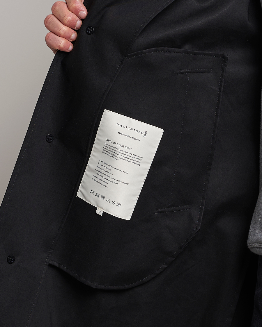 Herr | Jackor | Mackintosh | Wolfson Rain Coat Black
