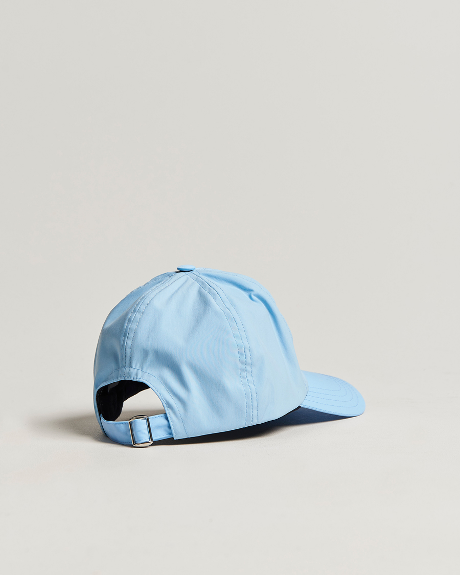 Herr | Mackintosh Tipping Baseball Cap Sky Blue | Mackintosh | Tipping Baseball Cap Sky Blue