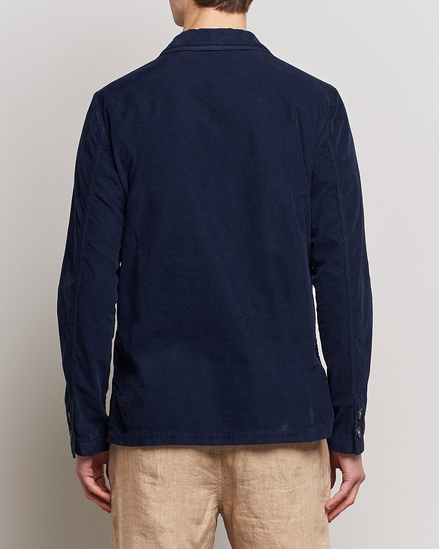 Herr | Kavajer | Massimo Alba | Baglietto Baby Corduroy Jacket Navy
