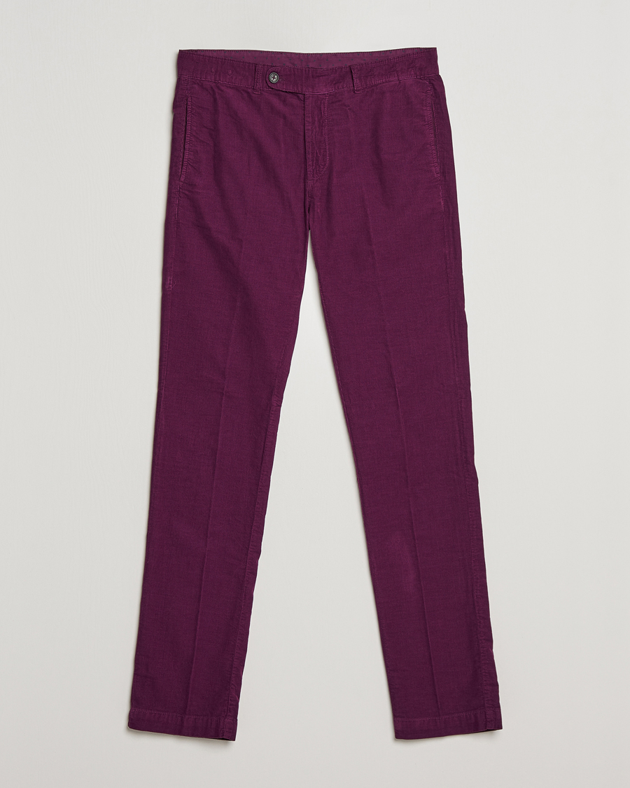 Herr | Byxor | Massimo Alba | Baby Corduroy Trousers Plum