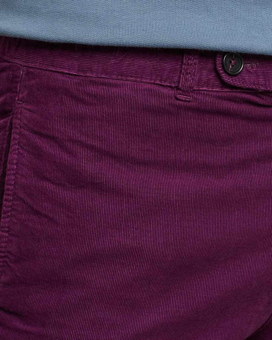 Herr | Byxor | Massimo Alba | Baby Corduroy Trousers Plum