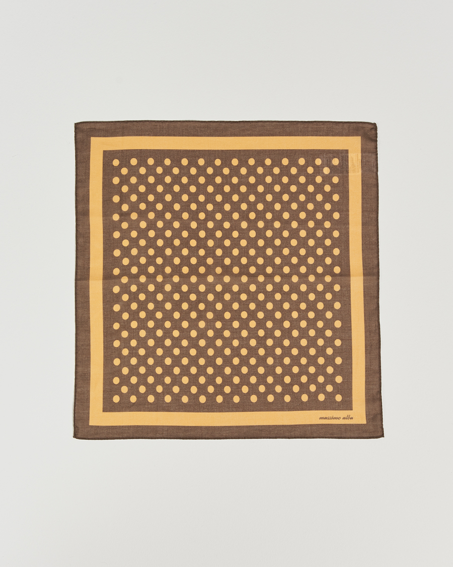 Herr | Massimo Alba Cotton Voile Bandana Cacao | Massimo Alba | Cotton Voile Bandana Cacao