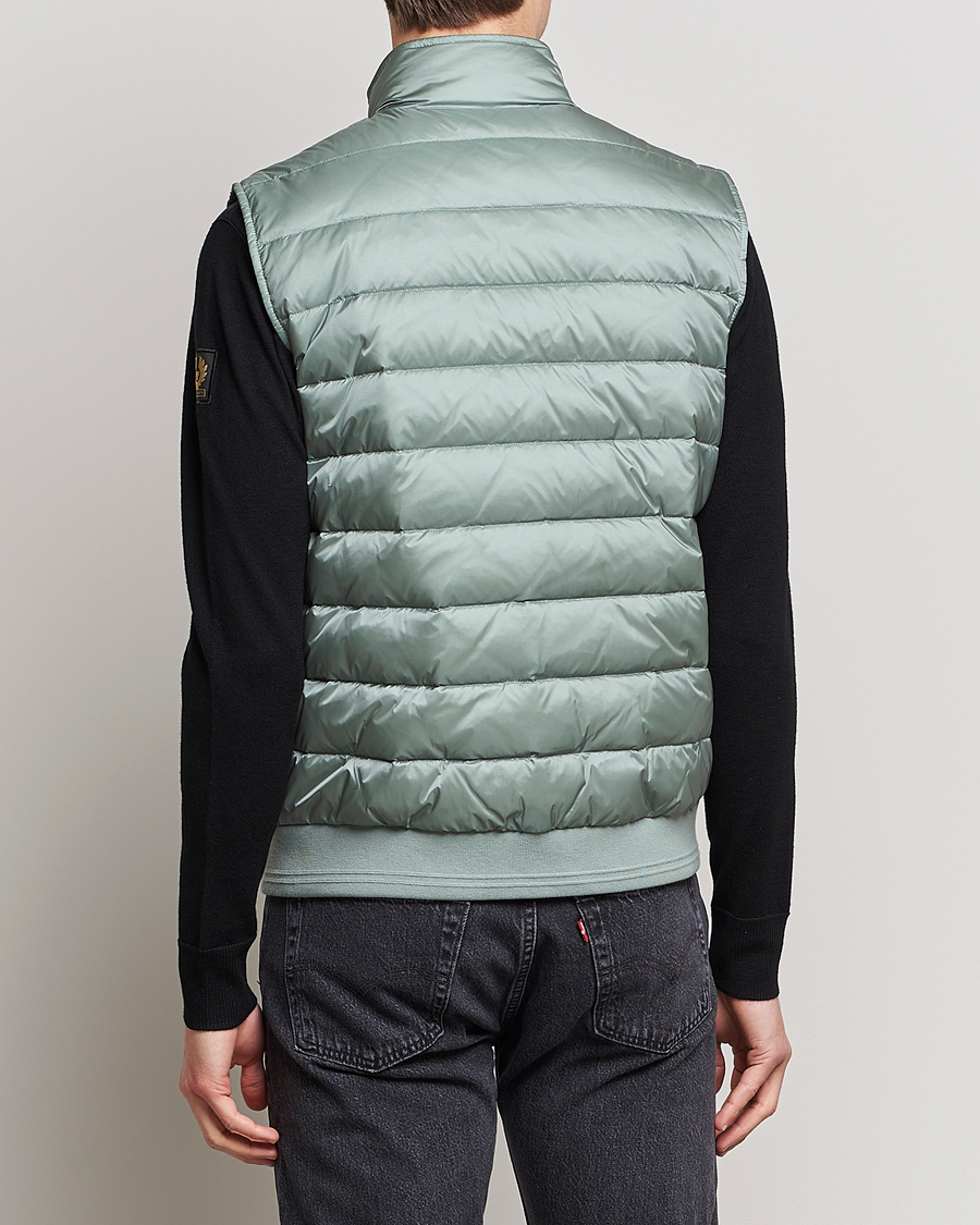 Herr | Västar | Belstaff | Circuit Padded Gilet Steel Green