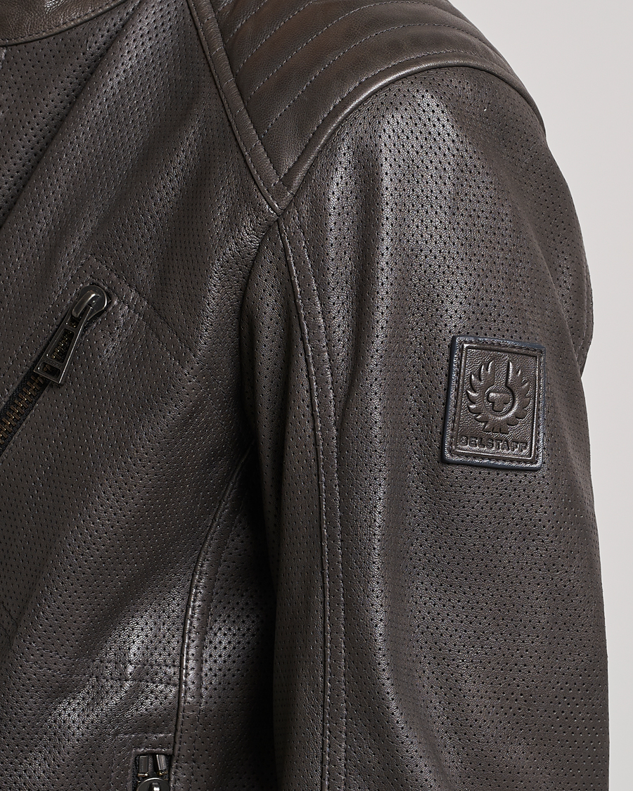 Herr | Jackor | Belstaff | V Racer Air Leather Jacket Dark Grey