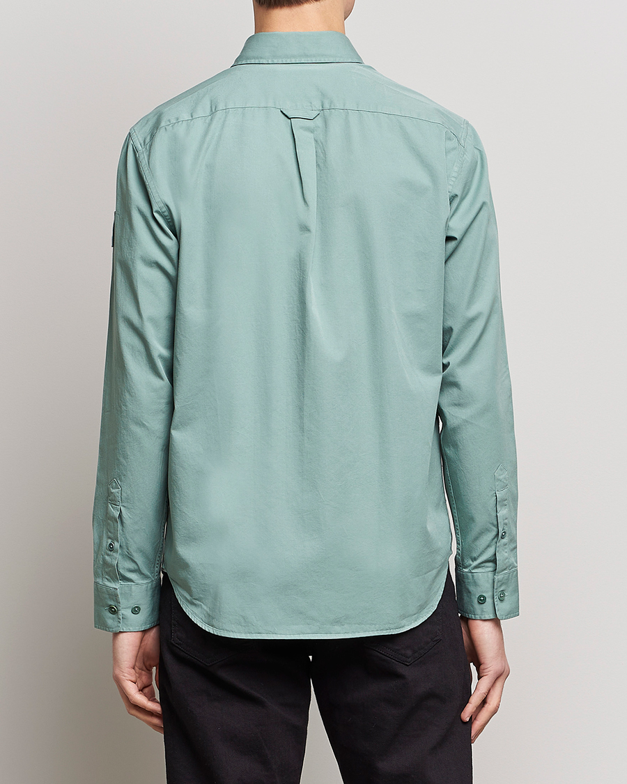 Herr | Skjortor | Belstaff | Pitch Cotton Pocket Shirt Steel Green