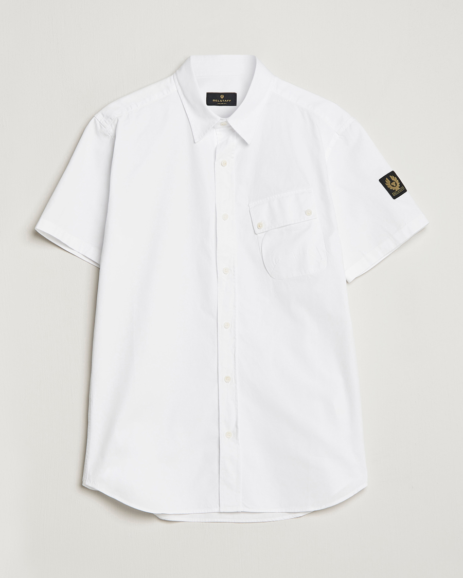 Herr | Skjortor | Belstaff | Short Sleeve Pitch Shirt White