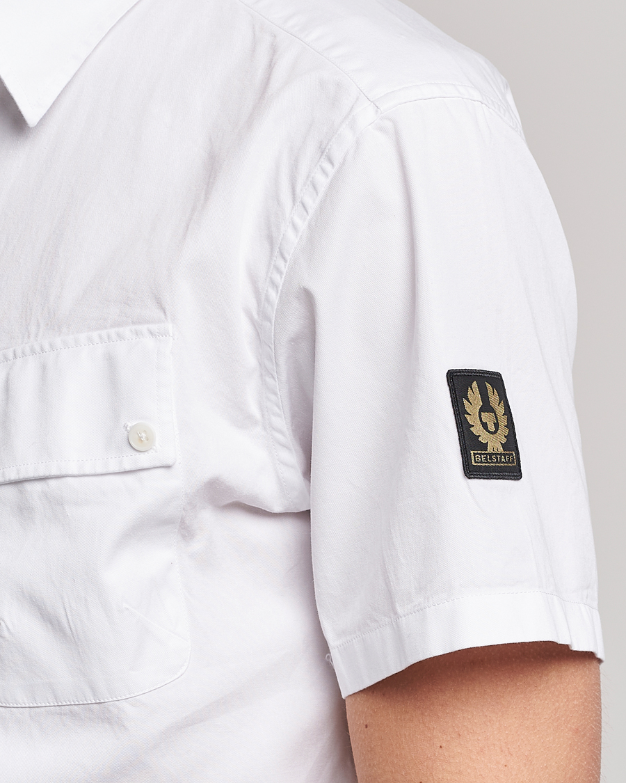 Herr | Skjortor | Belstaff | Short Sleeve Pitch Shirt White