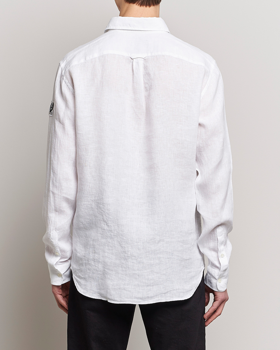 Herr | Skjortor | Belstaff | Pitch Linen Pocket Shirt White