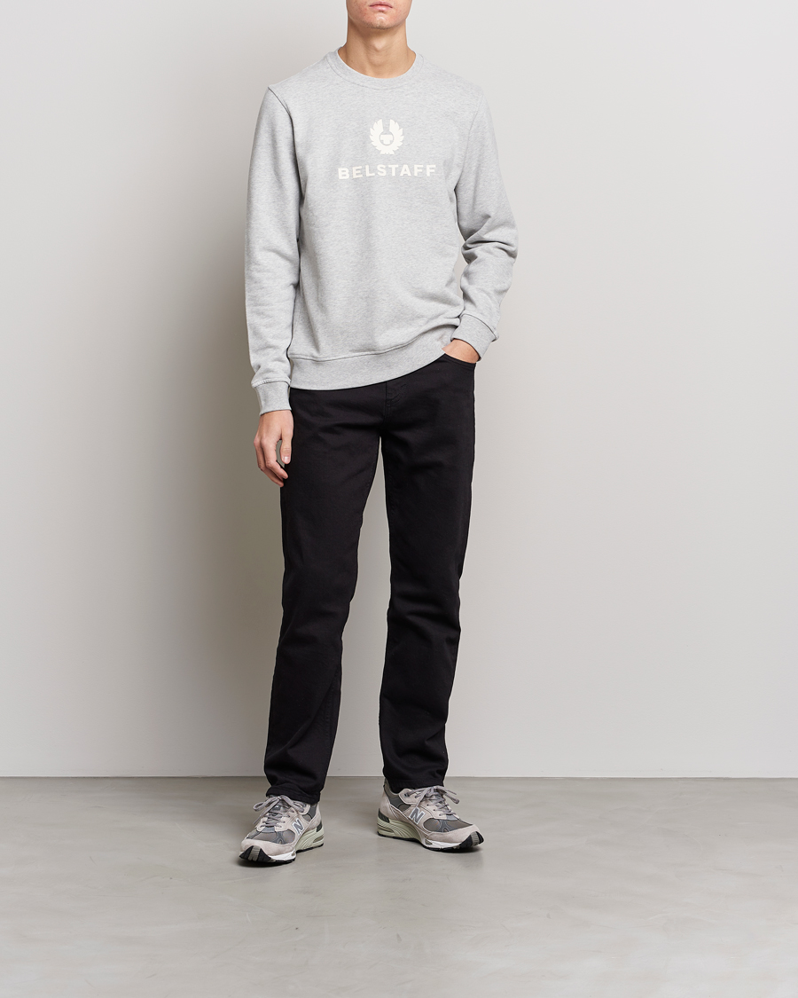 Herr | Tröjor | Belstaff | Signature Crewneck Old Silver Heather