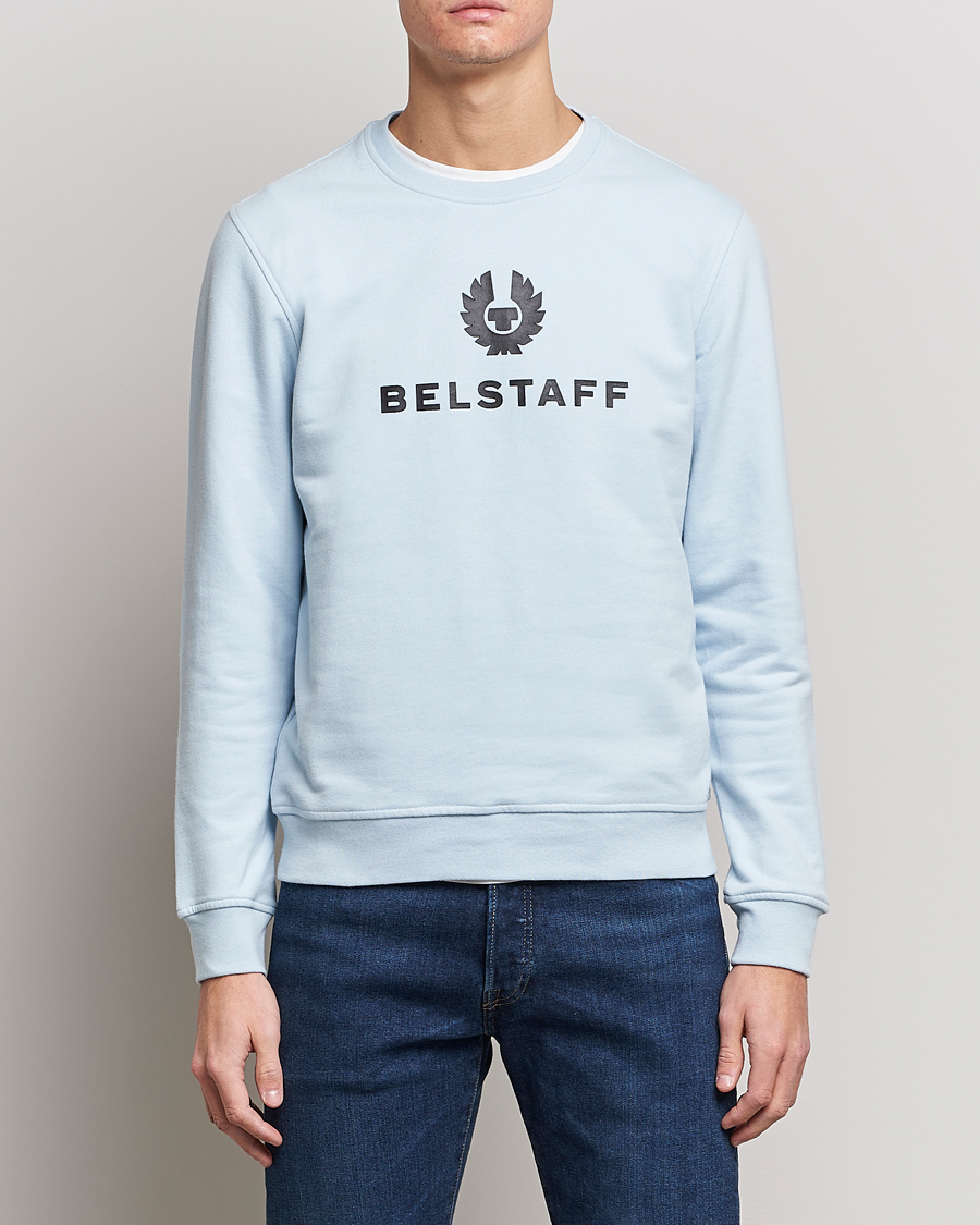 Herr | Belstaff | Belstaff | Signature Crewneck Sky Blue