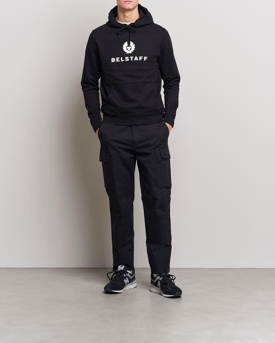 Herr | Tröjor | Belstaff | Signature Hoodie Black