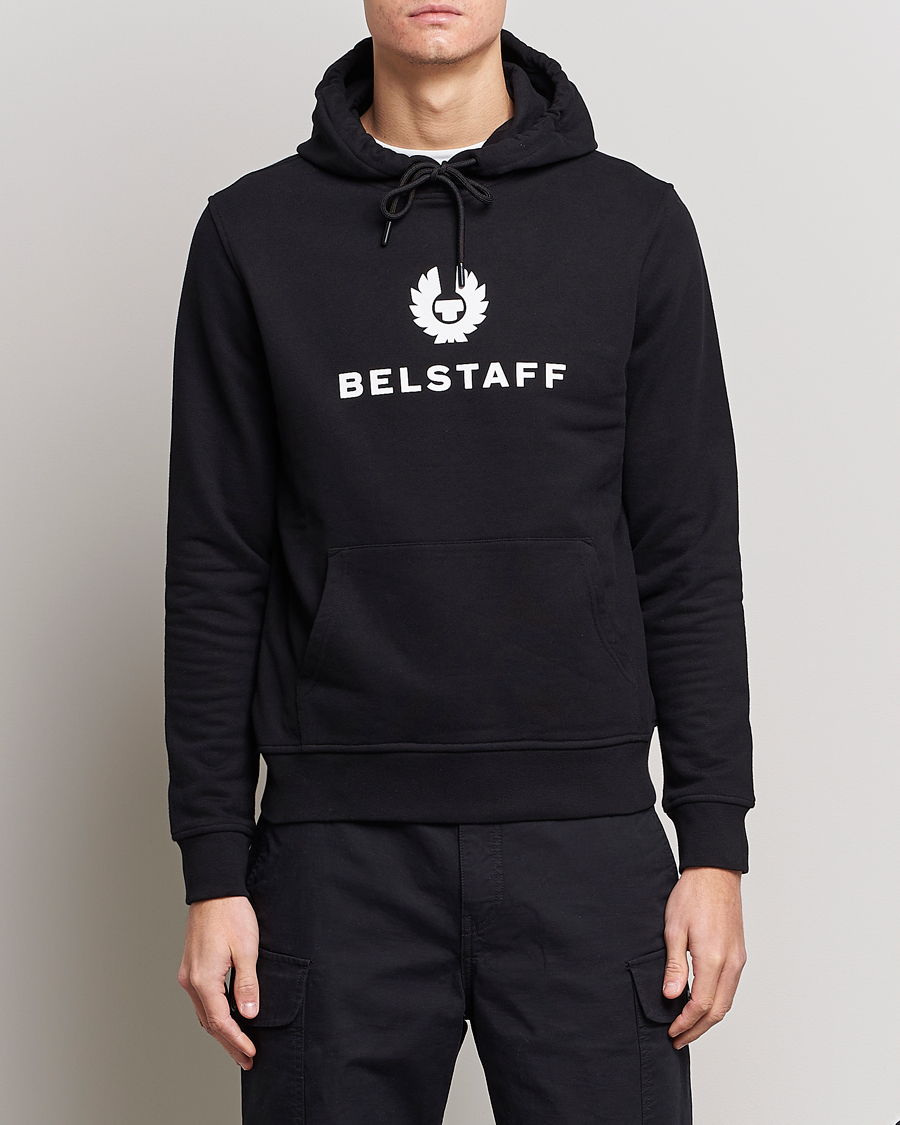 Herr | Tröjor | Belstaff | Signature Hoodie Black