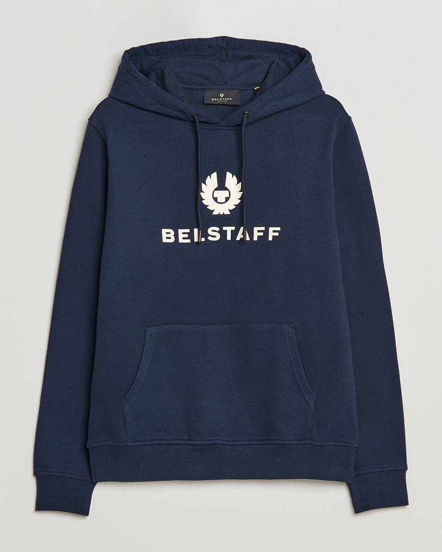 Herr | Tröjor | Belstaff | Signature Hoodie Dark Ink