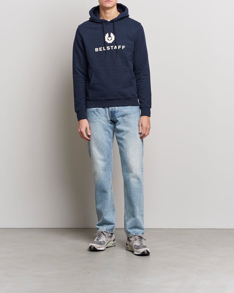 Herr | Tröjor | Belstaff | Signature Hoodie Dark Ink