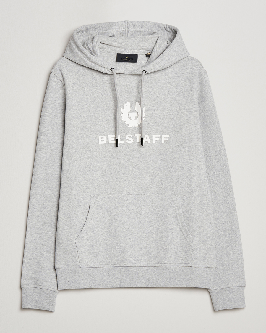 Herr | Tröjor | Belstaff | Signature Hoodie Old Silver Heather