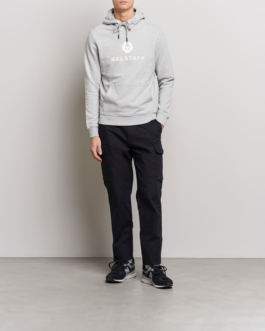 Herr | Tröjor | Belstaff | Signature Hoodie Old Silver Heather