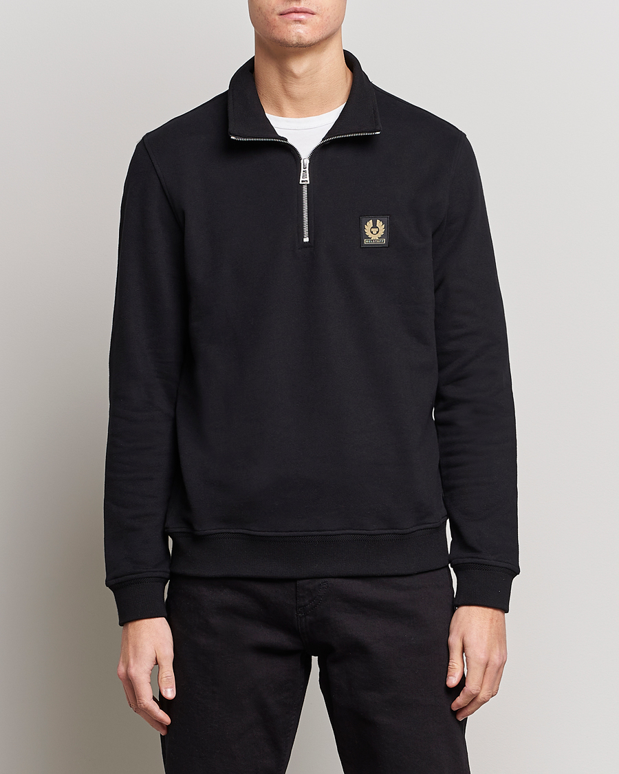 Herr | Kläder | Belstaff | Signature Half Zip Sweatshirt Black