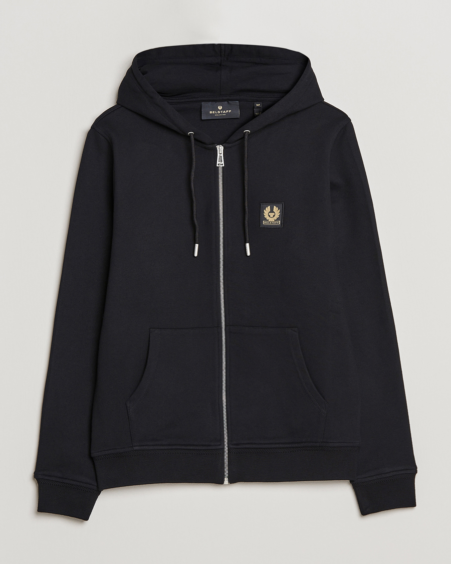 Herr | Tröjor | Belstaff | Full Zip Hoodie Black