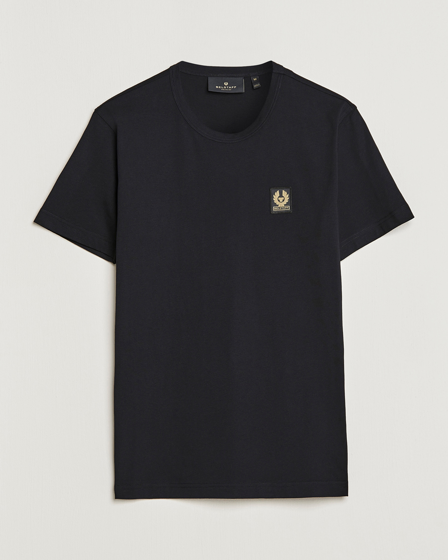 Herr | T-Shirts | Belstaff | Cotton Logo T-Shirt BLACK