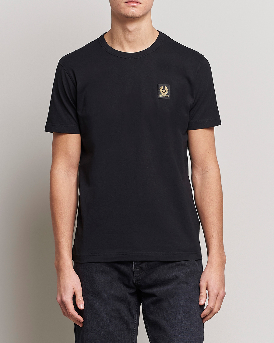 Herr | Svarta t-shirts | Belstaff | Short Sleeve Logo Tee Black