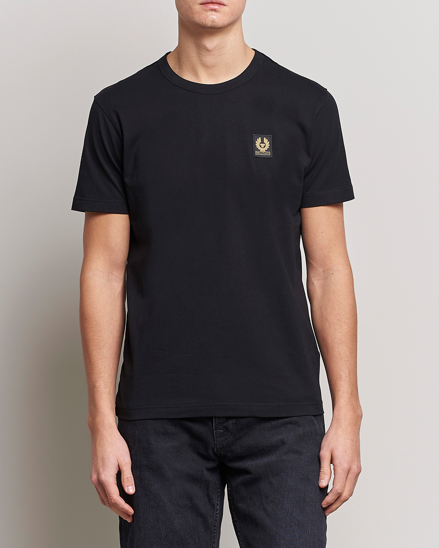 Herr | T-Shirts | Belstaff | Cotton Logo T-Shirt BLACK