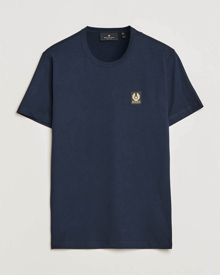 Herr | T-Shirts | Belstaff | Cotton Logo T-Shirt Dark Ink