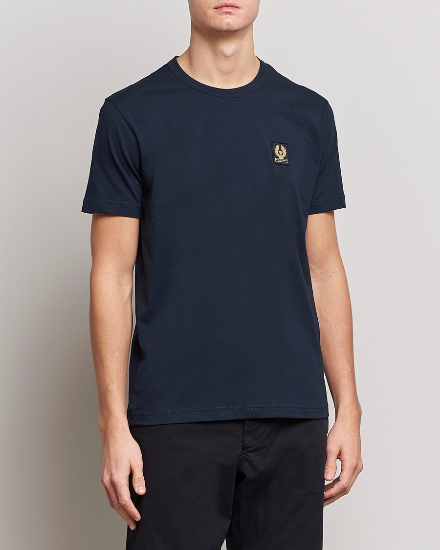 Herr | T-Shirts | Belstaff | Cotton Logo T-Shirt Dark Ink
