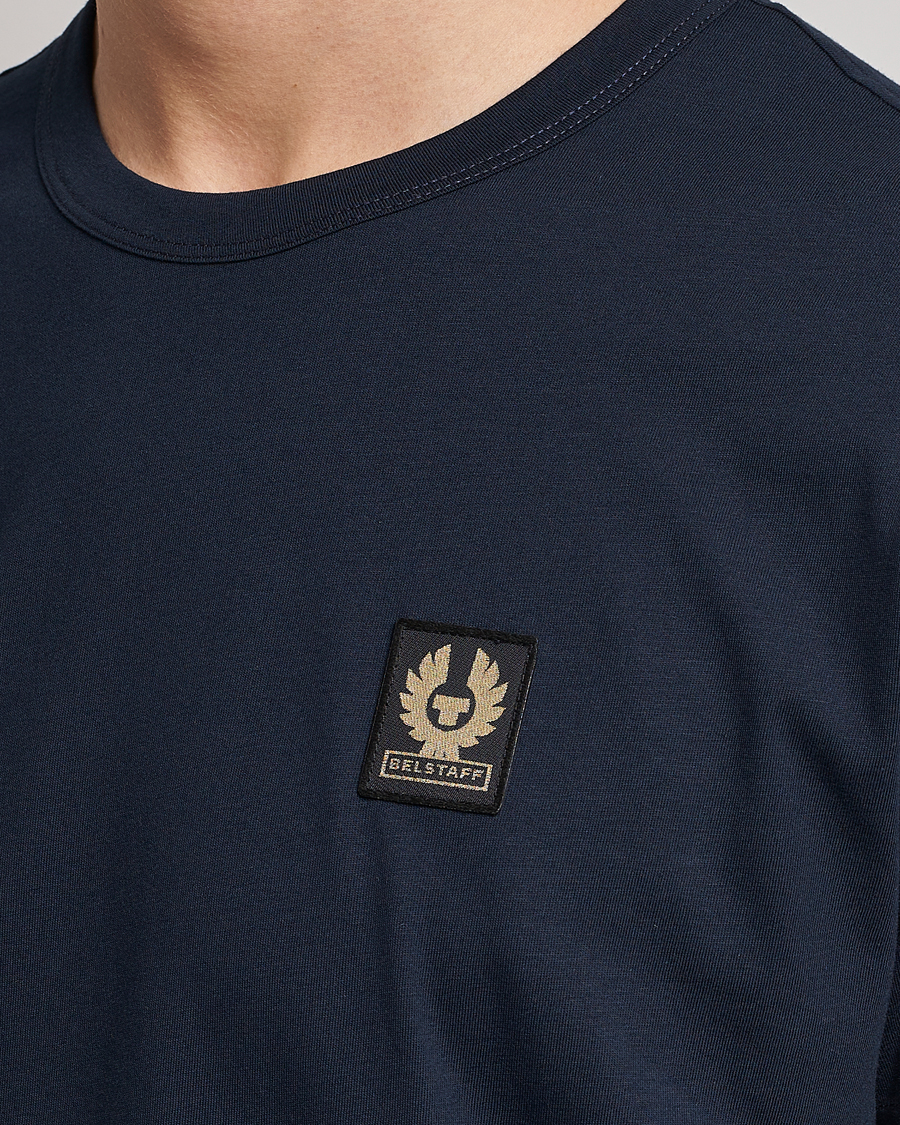 Herr | T-Shirts | Belstaff | Cotton Logo T-Shirt Dark Ink