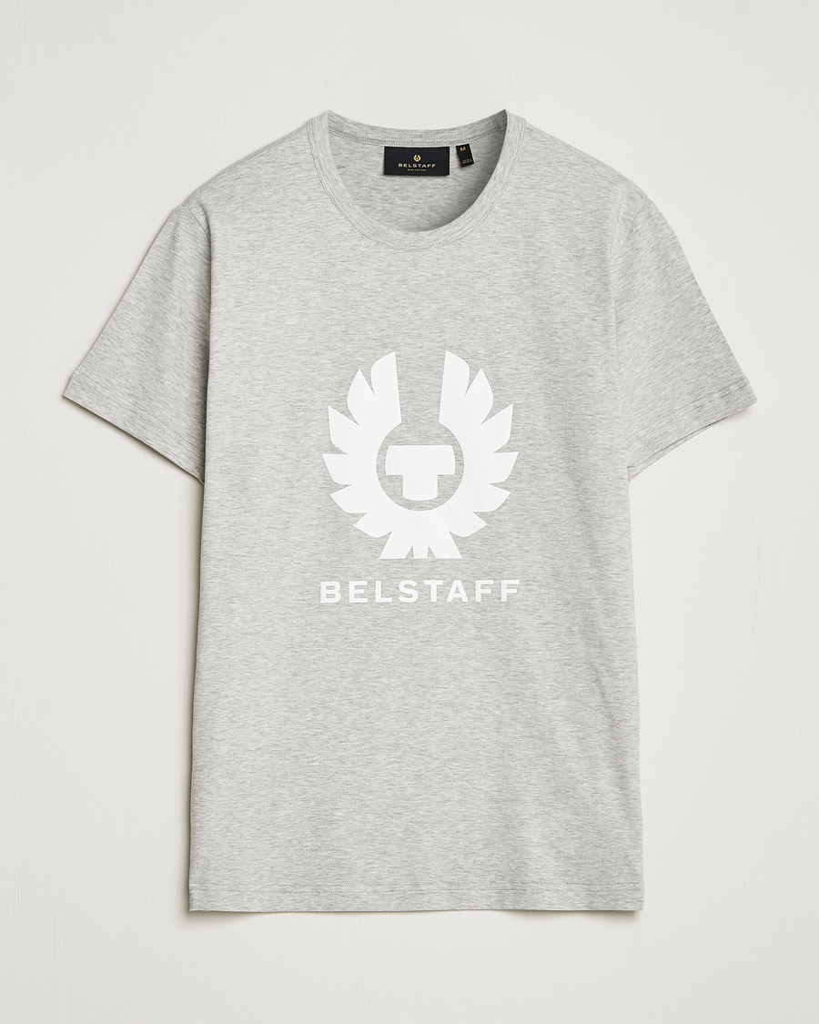 Herr | T-Shirts | Belstaff | Phoenix Logo T-Shirt Old Silver Heather