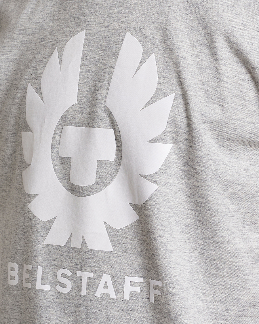 Herr | T-Shirts | Belstaff | Phoenix Logo T-Shirt Old Silver Heather