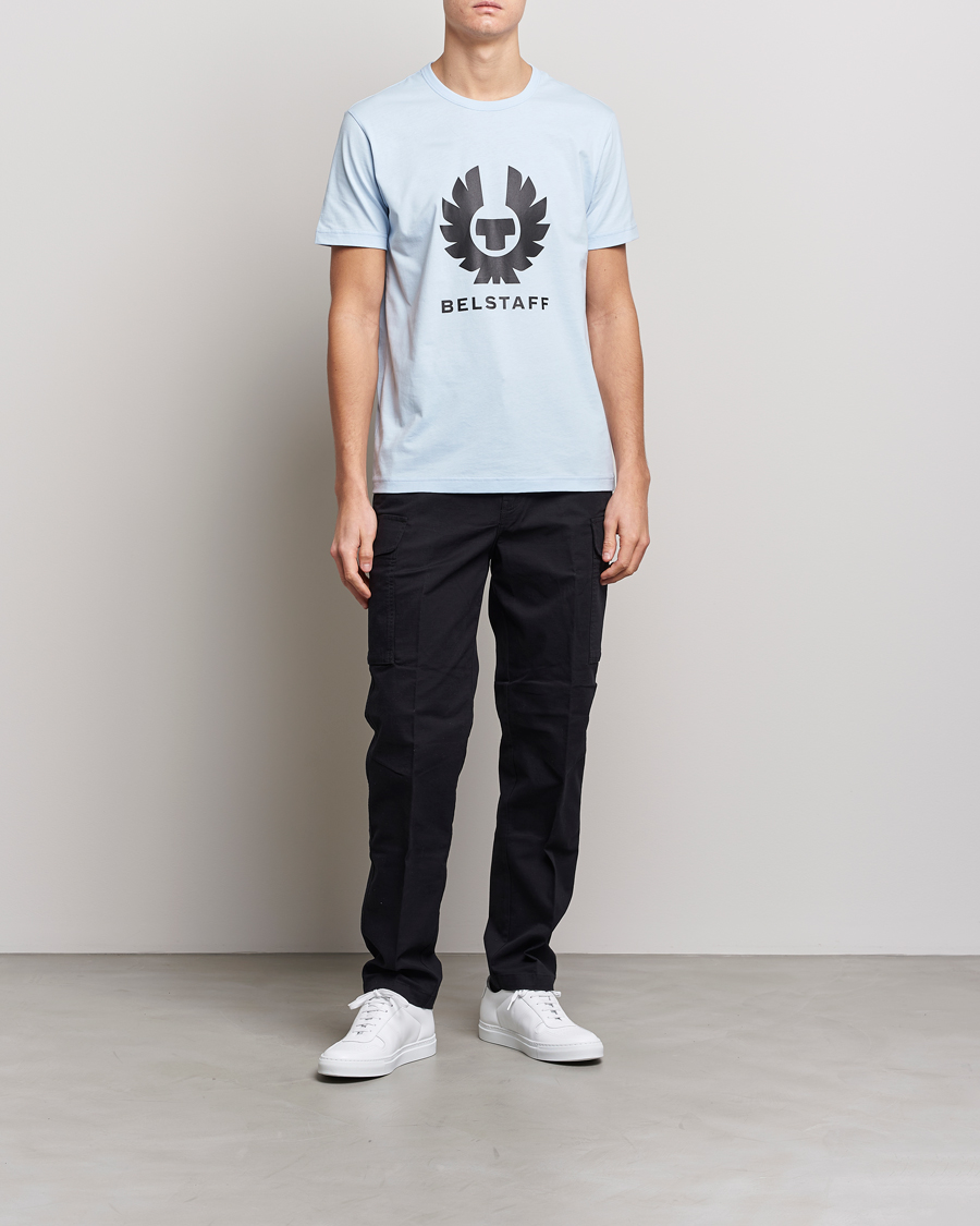 Herr | T-Shirts | Belstaff | Phoenix Logo T-Shirt Sky Blue