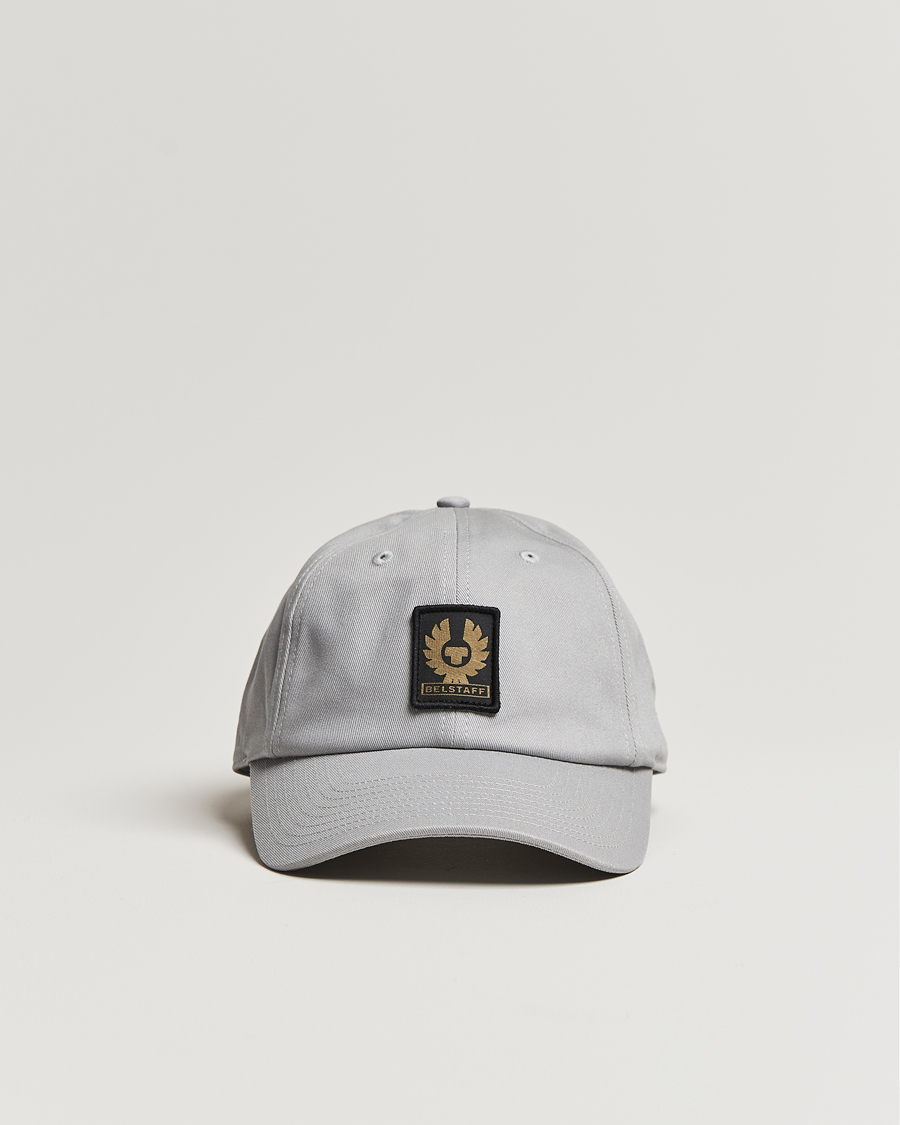 Herr | Belstaff Phoenix Logo Cap Pearl Grey | Belstaff | Phoenix Logo Cap Pearl Grey