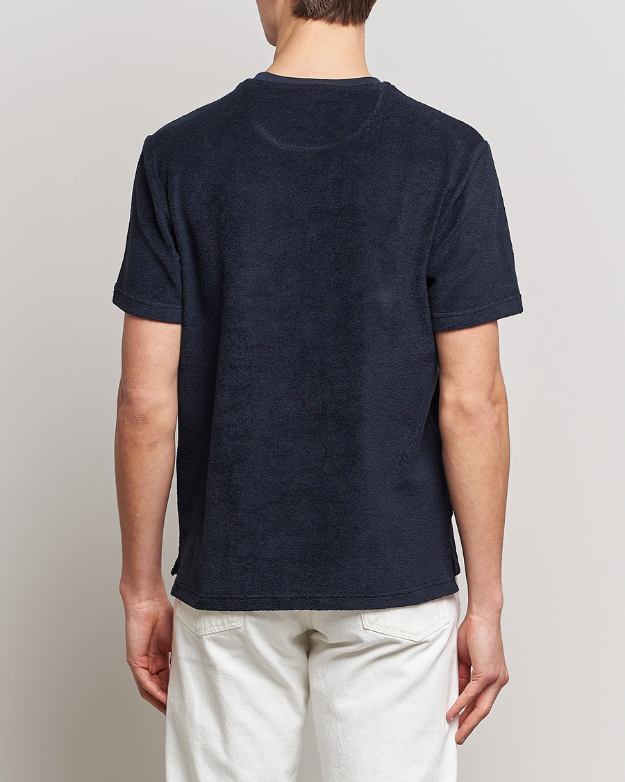 Herr | T-Shirts | Belstaff | Turret Terry Logo T-Shirt Dark Ink
