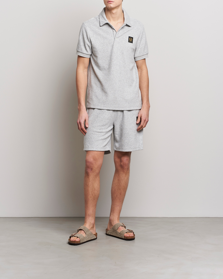 Herr | Shorts | Belstaff | Trawler Terry Shorts Old Silver Heather