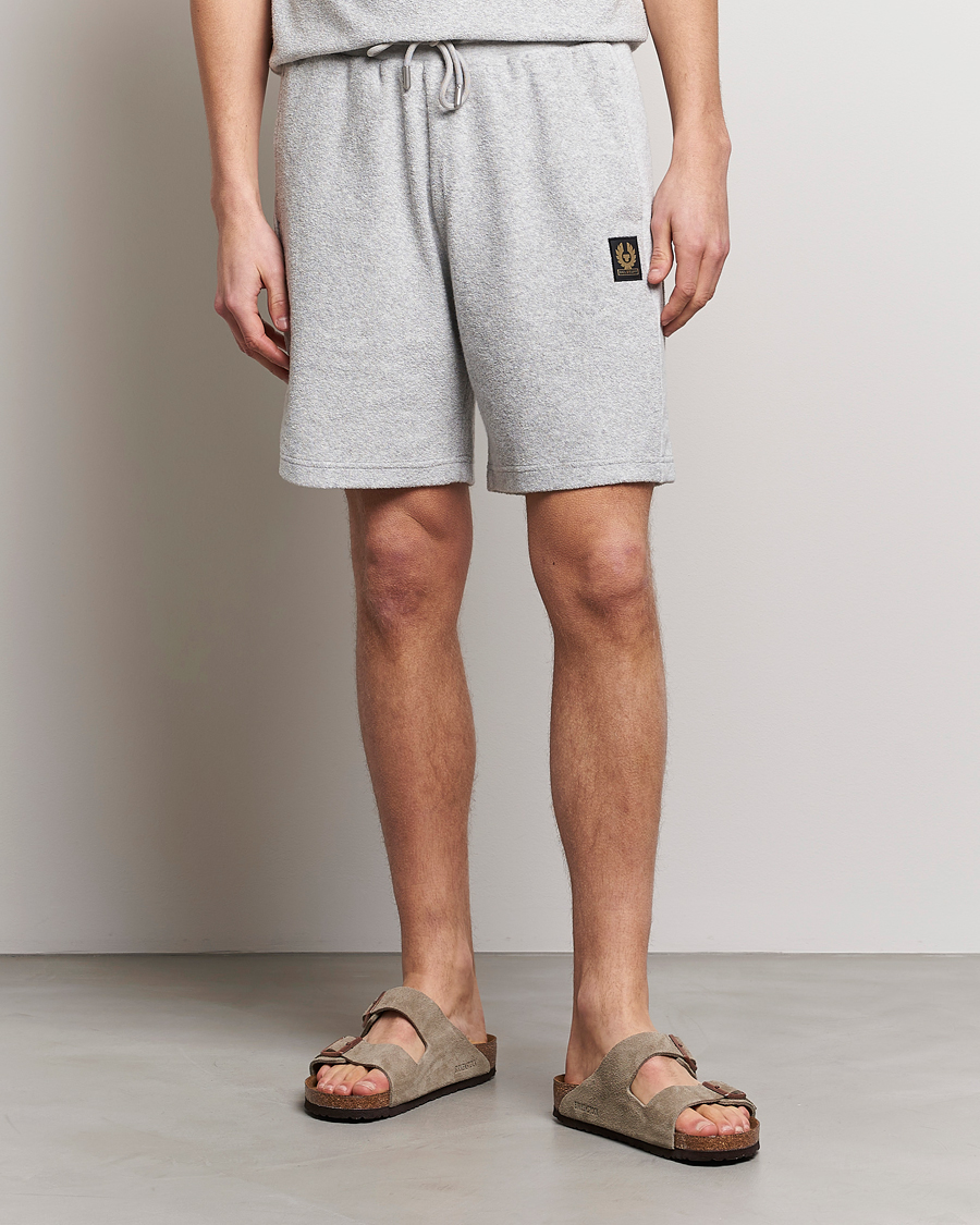 Herr | Shorts | Belstaff | Trawler Terry Shorts Old Silver Heather