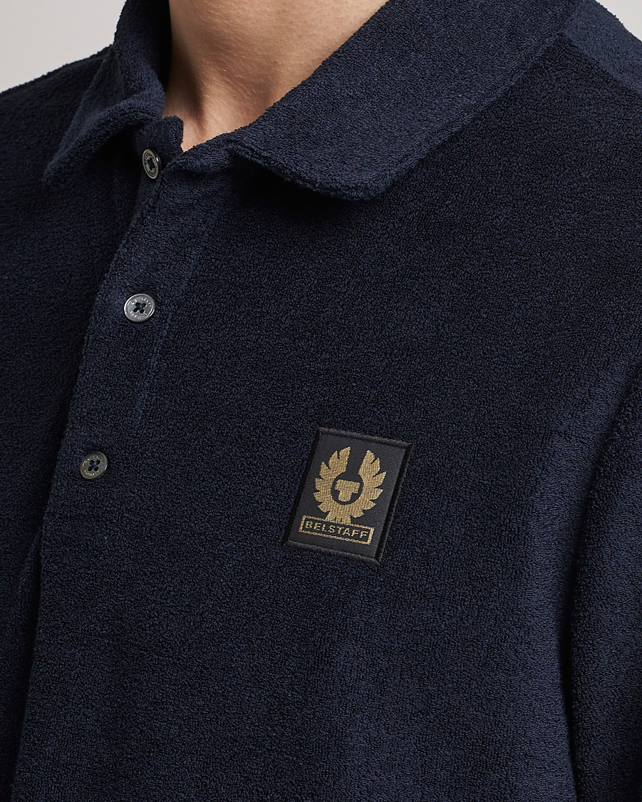 Herr | Pikéer | Belstaff | Tether Terry Polo Dark Ink