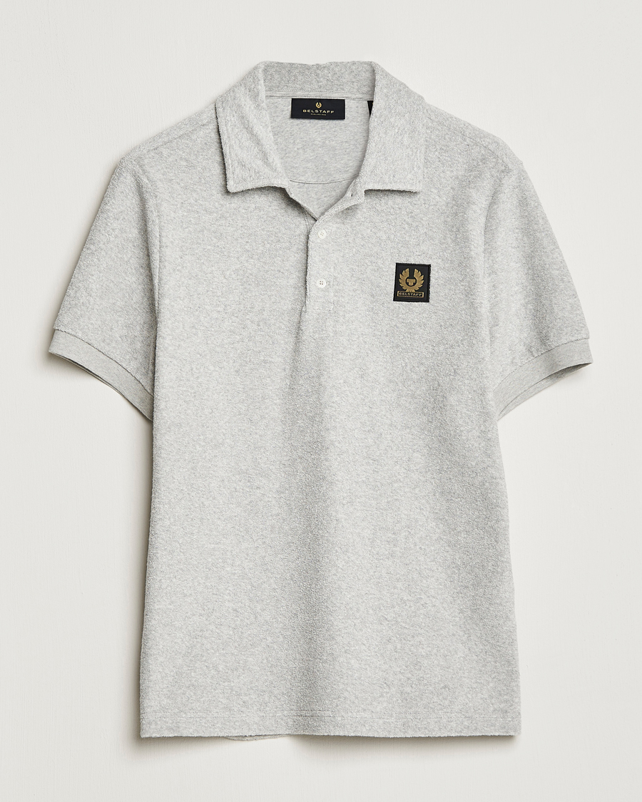 Herr | Pikéer | Belstaff | Tether Terry Polo Old Silver Heather